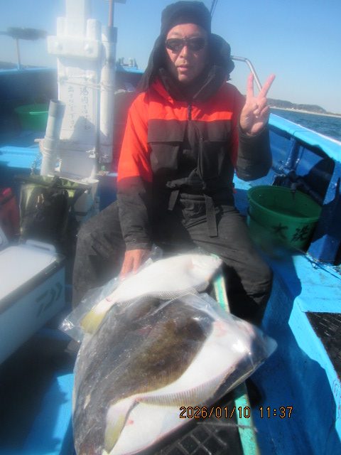 私が釣りました